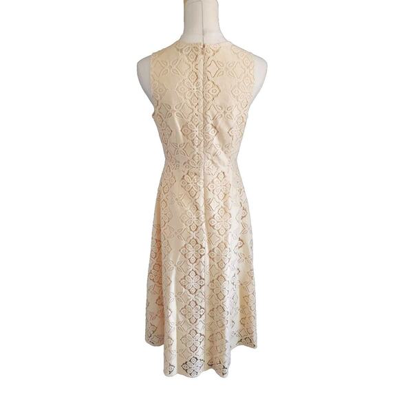 Pamela Love Antique Lace Dress w Pockets Midi Woven Cotton Cutout XS NWOT - Picture 7 of 11